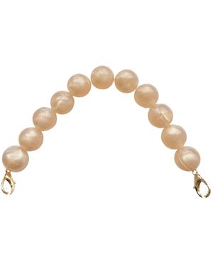 CLOSET REHAB Neutrals Beaded Purse Handle - White