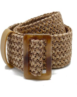 Nooki Design Neutrals Mimi Woven Belt - Brown