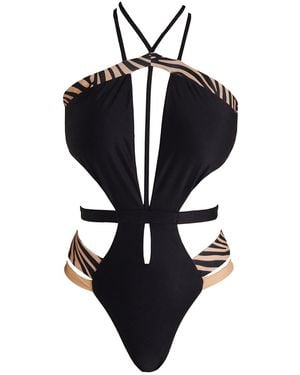 Sancha the Brand Neutrals Dominatio One Piece Swimsuit - Black