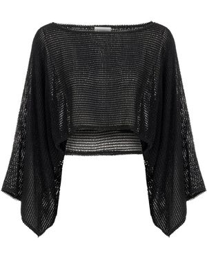 Lilamie Carmen Top - Black