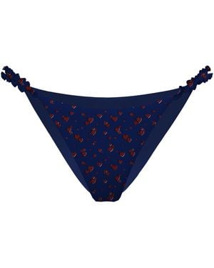 Blackbough Swim Darby Frilled Medium Bottoms Heartache Pointelle - Blue