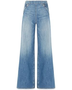 NOEND Dina High Waisted Wide - Blue