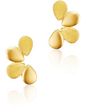 Visconti Marina Plated Sterling Earrings - Metallic