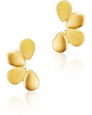 Visconti Marina Plated Sterling Earrings - Metallic