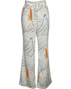 Jennafer Grace Venusian Silk Pants - Gray