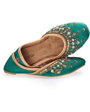 Fuchsia Shoes Heer Bloom - Blue