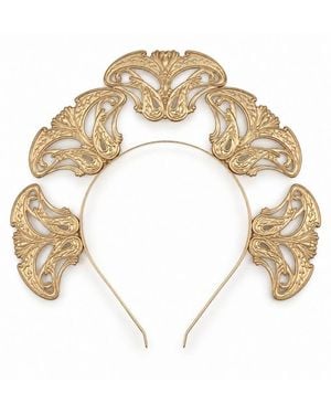 Stephanie Browne Australia The Bernhardt Headband - Metallic