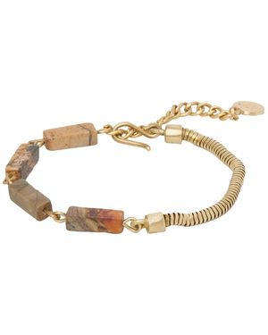 Zeworks Vast Picasso Jasper Bracelet - Metallic