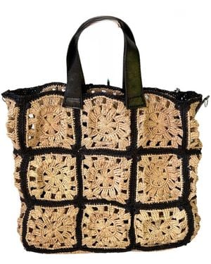 Zanatany Concepts Frankine Tote Bag - Metallic