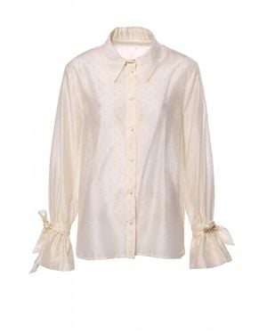 AGGI by HALEWSKI Larisa Butter Jets Long Sleeves Shirt - Natural