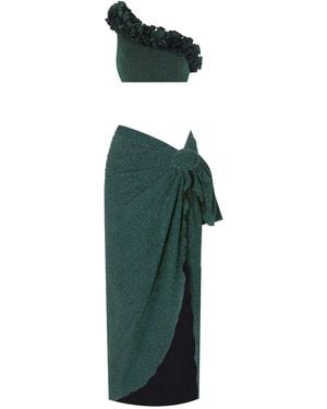 Nur Karaata Cliantha Luna Sparkle Set - Green
