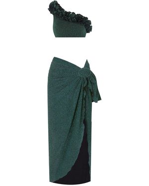 Nur Karaata Cliantha Luna Sparkle Set - Green