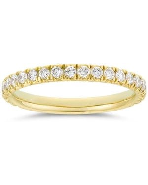 Dinny Hall Minnow Medium Diamond Three Quarter Eternity Ring - Metallic