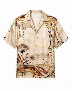 Hustle Miami Baby Satin-Shirt - Natural