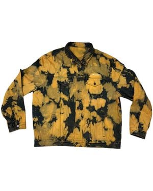 Zasta Studio Denim Jacket Tie-Dye Extra Large A - Yellow