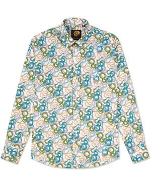 Gresham Blake Snakes Shirt - Blue