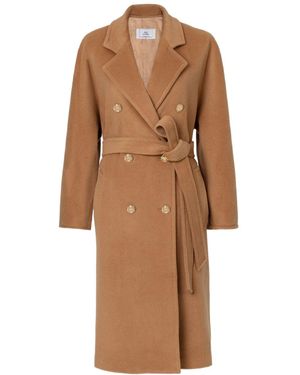 GIODORO Neutrals Lavinti Camel Cashmere Coat - Brown