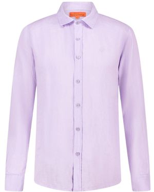 Maison Tangerine Linen Shirt For - Purple