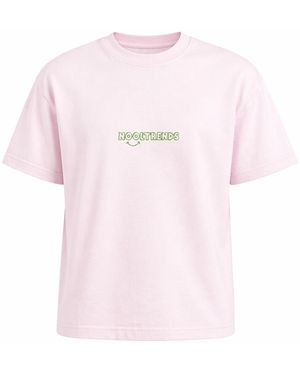 Nooltrends Gender Neutral Smiley T-Shirt - Pink