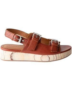 Fortress Leja Flatform Sandal Cedar Nappa - Brown
