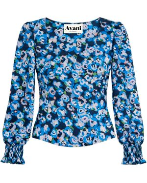 AVANI Apparel Pétunia Top - Blue
