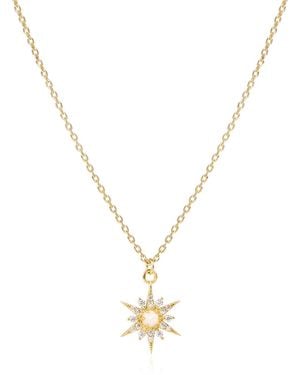 C.J.M Opal Star Necklace - Metallic