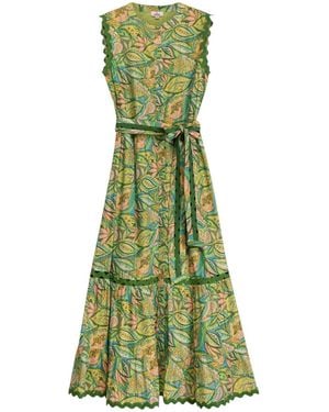 Niza Long Sleeveless Dress Indiana - Green