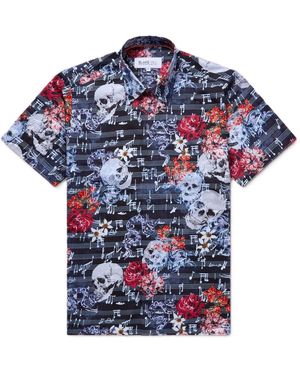 Blake Mill Vanitas Sonata Short Sleeve Shirt - Blue