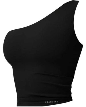 Nr Active One-Sided Aura Top - Black