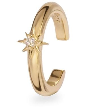Zohreh Sapphire Star Ear Cuff 14K Vermeil - Metallic
