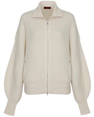 CALLAITE Pure Cashmere Angelina Jacket - Natural