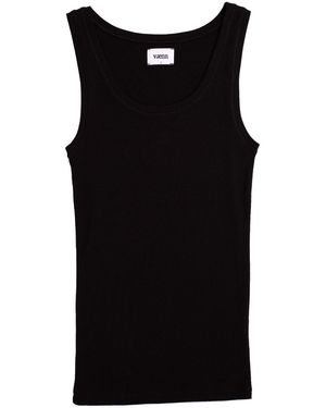 Vænn Rib Micro Tank Onyx - Black