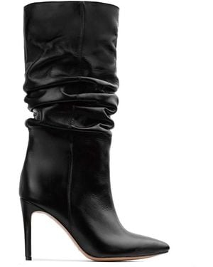 Ginissima Leather Eva Boots - Black