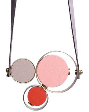 Svetlana Vukov Triple Orbit Necklace1 - Red