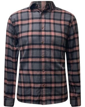 Vustra Ascent Plaid Light Flannel Shirt - Blue
