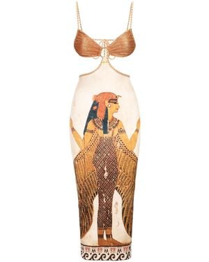Akosha Swimwear Rosario Skirt Nefertiti - Metallic