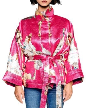 Maxjenny Square Boxy Jacket - Pink