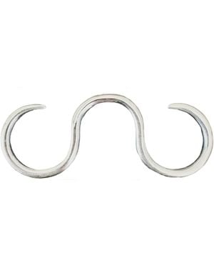 Aki Roc Jewelry Three-Finger Hug Ring - Metallic