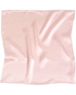 Lost Pattern Dapper Fold Silk Pocket Square - Pink