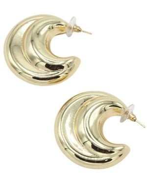 Sita Nevado Moon Earrings - Metallic