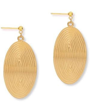 A Weathered Penny Rumi Earrings - Metallic