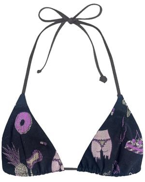GeeGee Collection Verano Bikini Top - Black