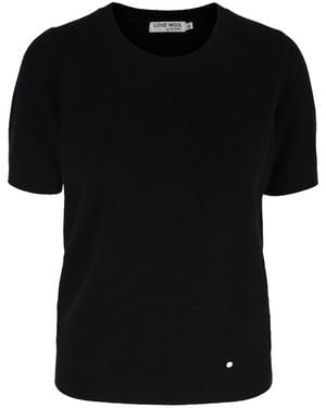 tirillm Alina Cashmere T-Shirt - Black