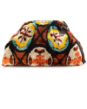 SJW BAGS LONDON Victoria Ikat Mini Pouch Bag - Multicolour