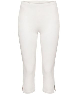 Khéla the Label Knee Deep Capri Pants Off - White