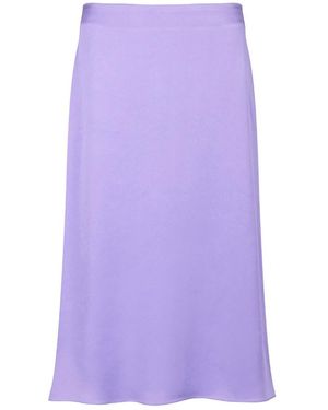 VAVI STUDIO Satin Skirt - Purple