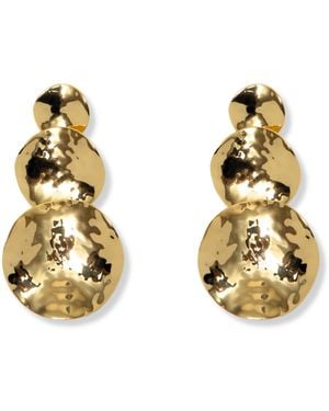 Argento Vivo Sol Drop Earring - Metallic