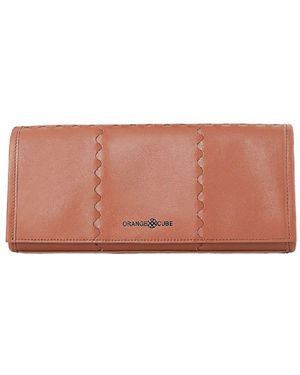 Orange Cube Mosaic Shoulder Bag - Pink