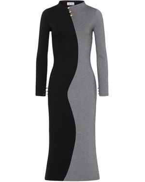Zetaye Amelia Silhouette Dress - Black
