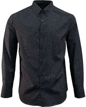 lords of harlech Button-Down Poplin Shirt - Blue